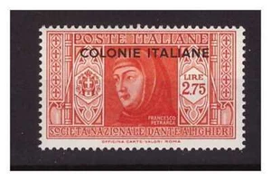 COLONIE 1932 - DANTE ALIGHIERI LIRE 2,75 NUOVO ** MNH - Bild 1 von 1