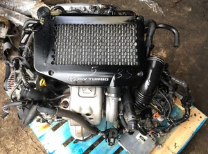 2002-2007 TOYOTA CALDINA AUTO ST246 3SGTE 3S GTE COMPLETE ENGINE WITH ECU # - Picture 1 of 7