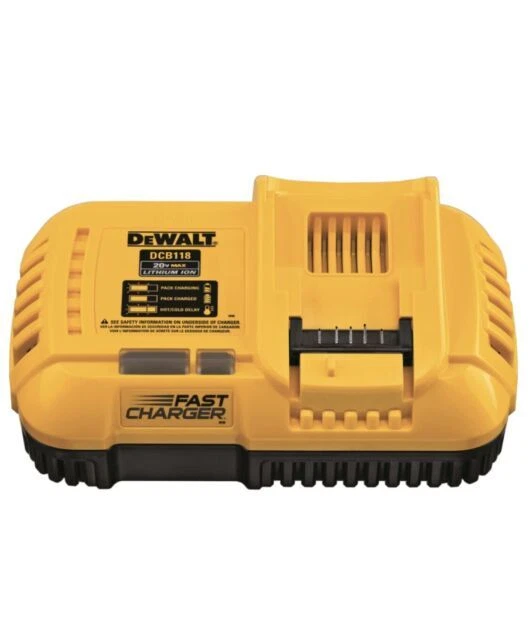 DEWALT DCB118 20V Lithium Ion Fan Cooled Fast Battery Charger