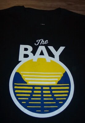 GOLDEN STATE WARRIORS NBA Basketball THE BAY  T-Shirt MENS LARGE NEW - Image 1 of 3
