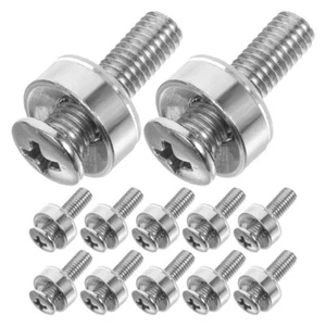 100 Pcs Nickelschrauben Server-Rack-Schrauben Rostfreie Selbstschneidende - Afbeelding 1 van 12