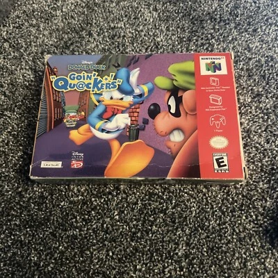 Disney's Donald Duck: Goin' Quackers 64 Nintendo N64 Complete 100% Authentic - Image 1 of 4