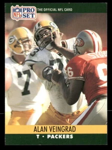 Juego profesional 1990 #502 Alan Veingrad Green Bay Packers novato - Imagen 1 de 2