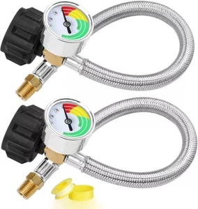 Repuesto de manguera de propano para autocaravana 15 con calibre 2 piezas manguera de propano para cámper doble - Imagen 1 de 8