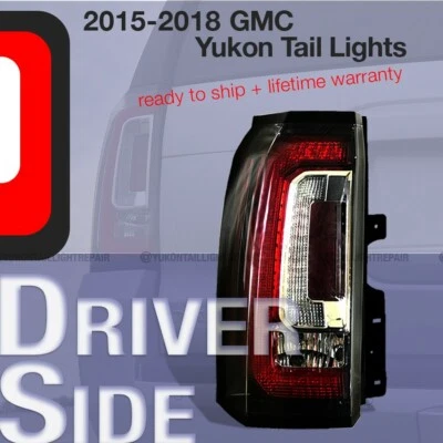 Luz trasera de conductor reconstruida GMC Yukon, XL, Denali SLT 2015 2016 2017 2018 19 OEM Foto 1 de 4