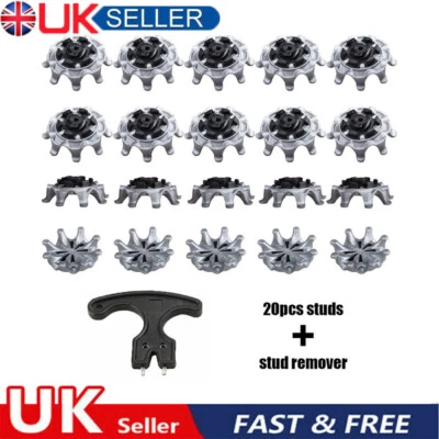 20pcs Footjoy Replacement Soft Fast Twist Studs Tri-Lok Golf Shoes Spikes Pin UK - Image 1 of 4