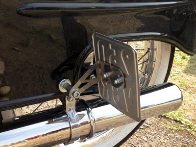 Kennzeichenhalter seitlich Simson Schwalbe KR51/1 Tuning Nummerschildhalter  - Bild 1 von 4