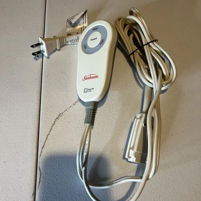 Replacement Sunbeam M85P M85AP M85BP Electric Blanket Control 180W 3-Prong Cord - Image 1 of 3
