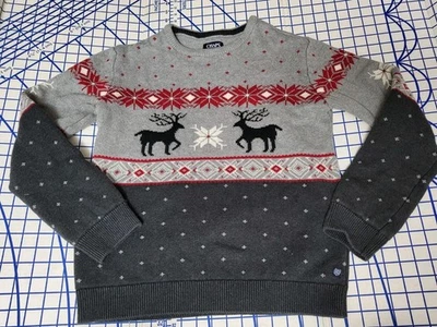 Suéter de invierno de colección POLO Ralph Lauren para niños talla XL 18-20 Fair Isle reno juvenil Foto 1 de 4