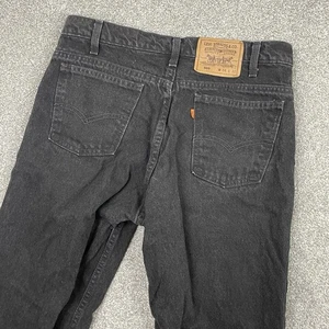 Vintage Levi’s Orange Tab 505 schwarze Herrenjeans 34 x 32 (Passform 32 x 32) 90er 1992 USA - Bild 1 von 14