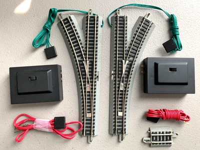 Interruptores automáticos izquierda y derecha Bachmann calibre N EZ pista níquel plata Foto 1 de 3