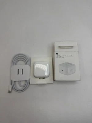 Apple 40 Вт динамический адаптер питания 2025 с 60 Вт макс MGKN4AM/A с кабелем оригинальный - Изображение 1 из 4