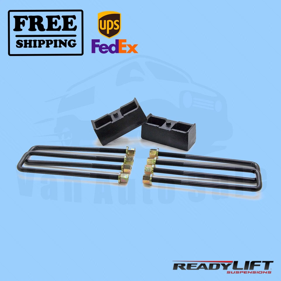 Susp. Kit de bloque de resorte de hoja R 2,25" ReadyLift para GMC Sierra 2500 HD 2007-2010 Foto 1 de 2