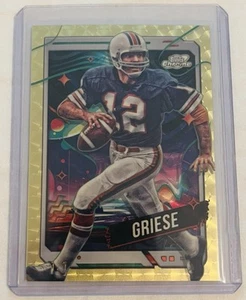 2024 Topps Chrome Cosmic BOB GRIESE 1/1 SUPERFRACTOR GOLD #53 Dolphins - Picture 1 of 2