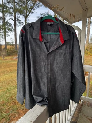 Camisa gris XXL Doc Amelia by Cintas para hombre 19 1/2 manga larga restaurante cocinero Foto 1 de 4