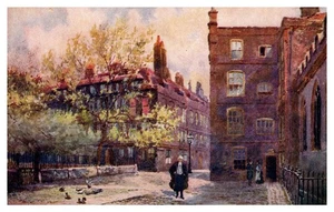 postcard Inns of Courts & chancers Raphael Tuck B1608 - Picture 1 of 2