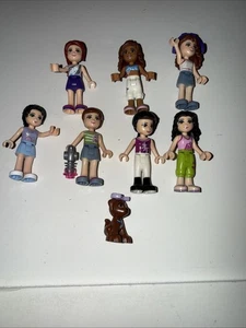 Lego Friends Minifiguren Konvolut 8 Figuren Minidolls Elfen zufällig ausgewählt - Bild 1 von 11