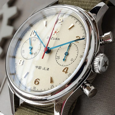 SEAGULL 1963 2024 Exhibition Case Sapphire Glass Chronograph Mechanical Watch - Image 1 of 4