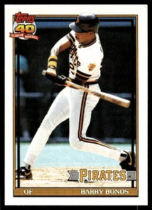 1991 Topps Barry Bonds Pittsburgh Pirates #570 - Picture 1 of 2