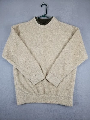 Pulôver moletom feminino Black Mountain Deep Pile lã Sherpa creme médio - Imagem 1 de 4