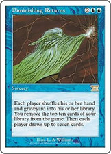 Diminishing Returns NM/SP 6th Edition/Eternal Masters MTG Magic Gathering Eng