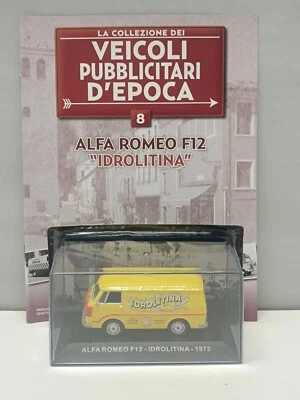 Alfa Romeo F12 Idrolitina 1972 Veicoli Pubblicitari D'Epoca Edicola 1:43 Nuovo - Immagine 1 di 4