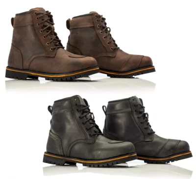 RST Roadster ll Classic Leather Waterproof Motorcycle Motorbike Boots Black - image 1 of 2