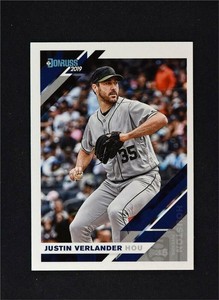 2019 Donruss Baseball Base #172 Justin Verlander - Houston Astros