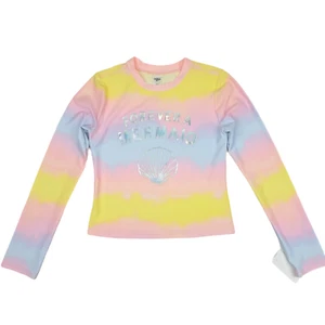OshKosh Girls Mermaid Rashguard Long Sleeve Set Size12 NWT  - Picture 1 of 4