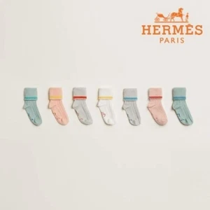 "Unused" Hermes Baby Socks 7 Pair Set New - Picture 1 of 5