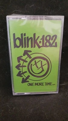 BRAND NEW Blink 182 One More Time Cassette Tape SOLD OUT Fluorescent Green Shell - Image 1 of 4