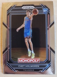 2022-23 Panini Prizm Monopoly #63 Chet Holmgren B6:25 - Picture 1 of 4