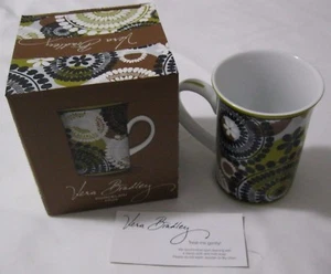 Vera Bradley COCOA MOSS Coffee Pot TEA Cocoa MUG Cup DRINK for KEURIG 8 OZ  NWT  - Picture 1 of 5