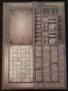 INSTANT DUNGEON TILES City/Castle Map Poster Paizo Dragon Magazine 280 D&D NEW! - Picture 1 of 3