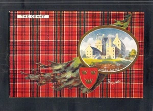 E3145 UK Grant Castle The Grant Tartan Tucks Art vintage postcard - Bild 1 von 2