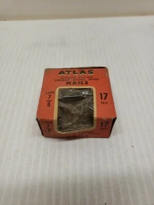 Vintage Atlas Nails 17 Gauge 7/8 Inch. - Picture 1 of 6