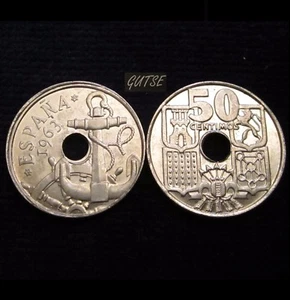 *GUTSE* FRANCO, 50 CÉNTIMOS 1963*19-65, BRILLO ORIGINAL, SIN CIRCULAR. - Picture 1 of 1