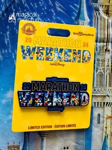 2024 Walt Disney World RunDisney Marathon Weekend Logo Pin Jumbo - Picture 1 of 2