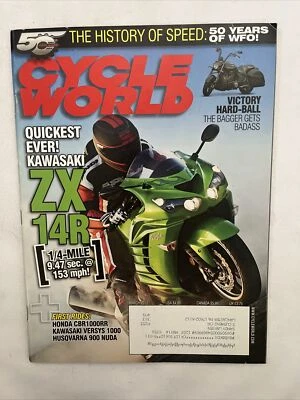 2012 March Cycle World Magazine Quickest Ever Kawasaki ZX 14R (MH619) - Image 1 of 3