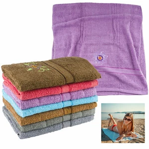 6 Pc Large 100% Cotton Bath Towel Pool Beach 27"x54" Thick Absorbent Drying - Picture 1 of 1