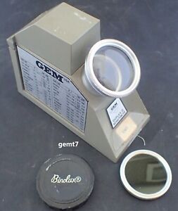 Vintage GIA GEM Instruments Duplex II Refractometer with Filter and cover. 