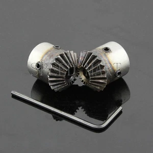 2 paraguas de metal 1M-20T diente biselado engranaje de motor helicoidal 20 dientes 6 mm diámetro - Imagen 1 de 3