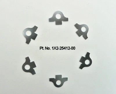 1X2-25412-00, lavadora de discos Yamaha TZ750, TZ250, TZ500, lavadora de pestañas de disco TZ750, TZ Foto 1 de 2