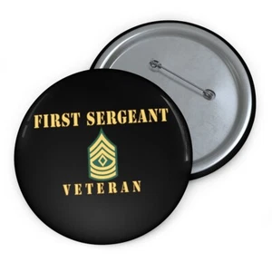 Botones Pin - Primer Sargento - Veterano - Imagen 1 de 2