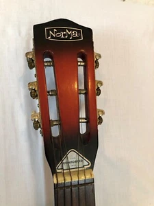 RARE MODEL Vintage 1967 Norma 3/4 Parlor Guitar FG3 Reinforced Steel Neck  - Picture 1 of 12