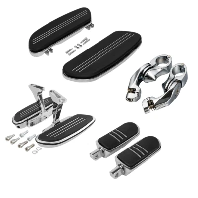 Clavijas de estribo DriverPassenger aptas para Harley Road King Glide 1993-2025 Foto 1 de 4