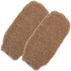  2 Pcs Man Foaming Scrubbing Gloves Bath Tub Scrubber Bathroom Exfoliating Mitt