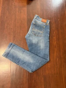 JEANS MUJER LUCKY BRAND SWEET'N STRAIGHT AZULES TALLA 0/25 ELÁSTICOS TIRO BAJO EN MUY BUENA CONDICIÓN - Imagen 1 de 5
