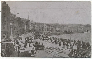 Promenade, Douglas, Isle of Man, 1907 postcard - Picture 1 of 2