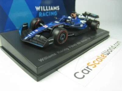 WILLIAMS RACING FW45 8TH BRITISH GP 2023 ALEX ALBON 1/64 SPARK - Imagen 1 de 3
